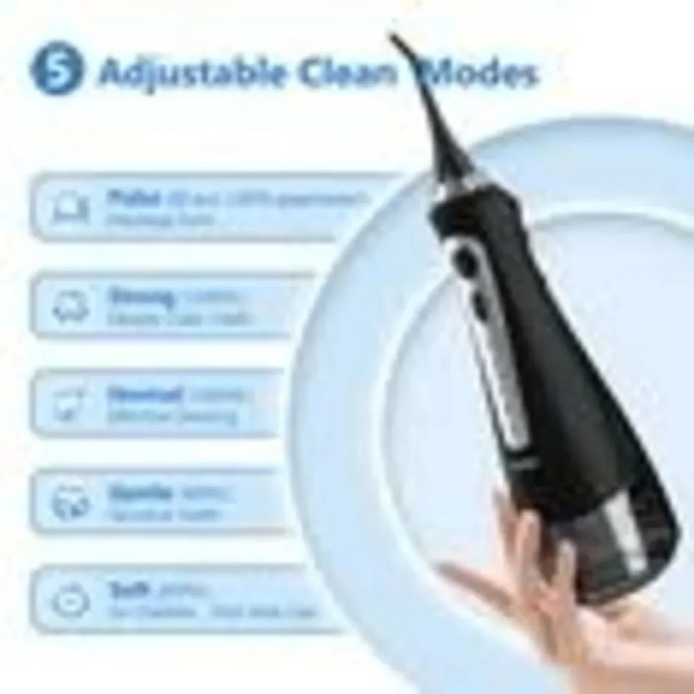 Water Flosser Waterpik Teeth Cleaner Cordless and Rechargeable